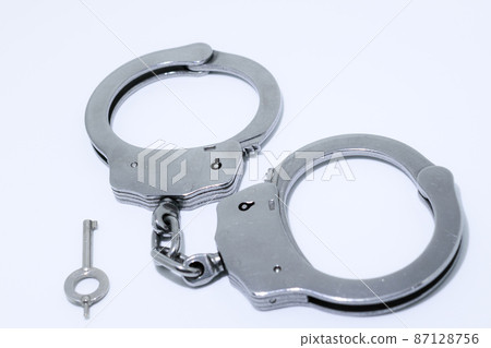 銀手銬/逮捕圖像 87128756