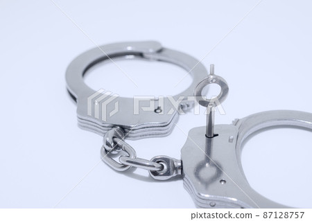 銀手銬/逮捕圖像 87128757