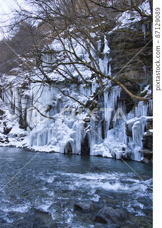 Beautiful thirty mallet icicles (Misotsuchi no Tsurara) Chichibu City, Saitama Prefecture Beautiful thirty mallet icicles (Misotsuchi no Tsurara) Chichibu City, Saitama Prefecture 87129089