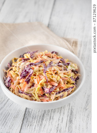 Bowl of Coleslaw salad 87129629