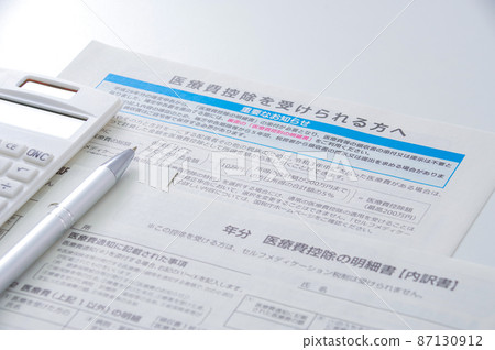 Medical expense deduction application 87130912