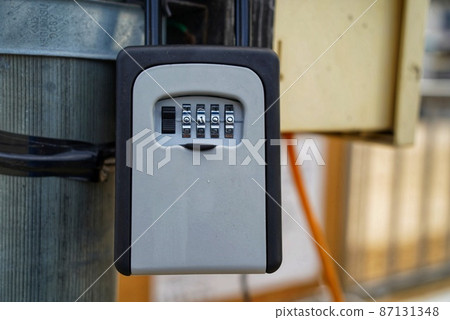 Dial-type key box at the construction site 87131348