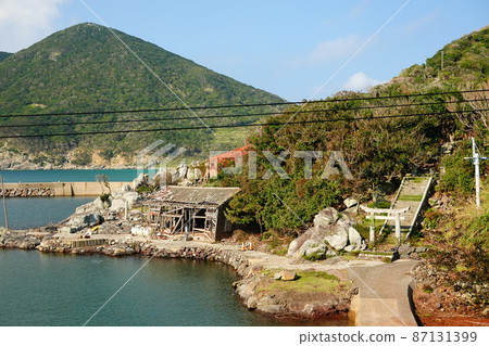 世界遺產野崎教會和野崎島風景（長崎縣北松浦郡小鹿島） 87131399