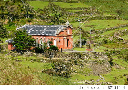 World Heritage Nozaki Church and Nozaki Island Scenery (Ojika Island, Kitamatsuura County, Nagasaki Prefecture) 87131444