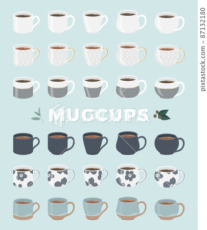 杯子、咖啡、茶的插圖 杯子、咖啡、茶的插圖 87132180