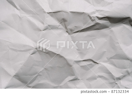 crumpled gray paper texture 87132334