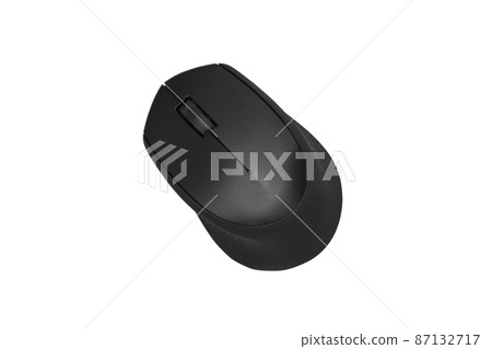 Wireless computer mouse isolated on white background - clipping paths. 87132717