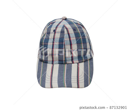 Cap for protect sunlight isolated on white background - clipping paths. Cap for protect sunlight isolated on white background - clipping paths. 87132901