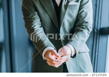 Groom dressing scene Groom dressing scene 87133589