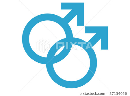 Male homosexual sign Male homosexual sign 87134036