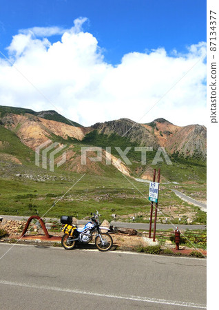 If you are a rider, I want you to run once. It's amazing Bandai-Azuma Skyline when it's sunny. 87134377