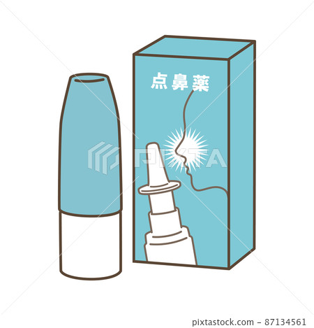 Over-the-counter drug hay fever OTC over-the-counter drug nasal drops 87134561