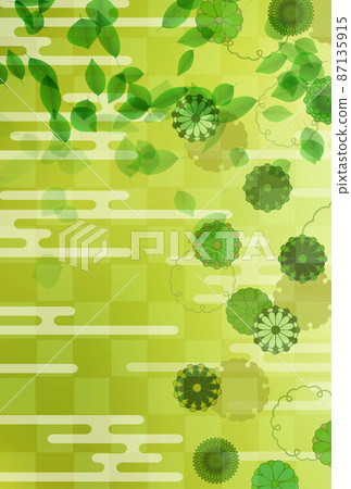 Fresh green leaf background 87135915