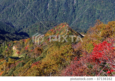 從谷川山脈和萬太郎山脊線看 87136162