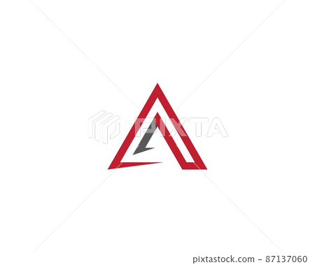 Letter a symbol illustration 87137060
