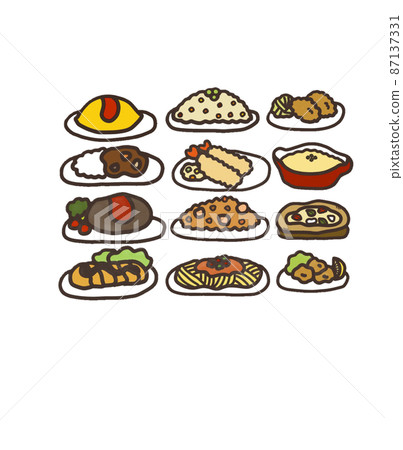 Family restaurant menu 87137331