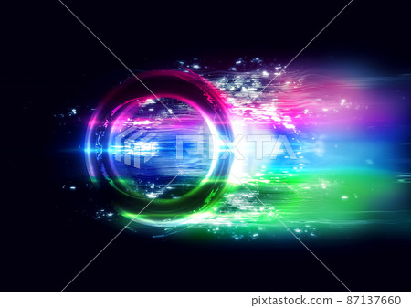 閃耀在外太空的七彩光環 閃耀在外太空的七彩光環 87137660
