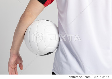 volleyball sports player, asian korean man holding ball volleyball sports player, asian korean man holding ball 87140553