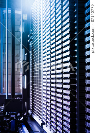 cluster of hard drives stacked inside data storage cabinet cluster of hard drives stacked inside data storage cabinet 87140779