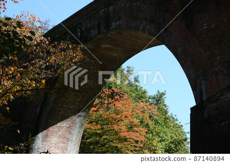 Peep from under the bridge 87140894