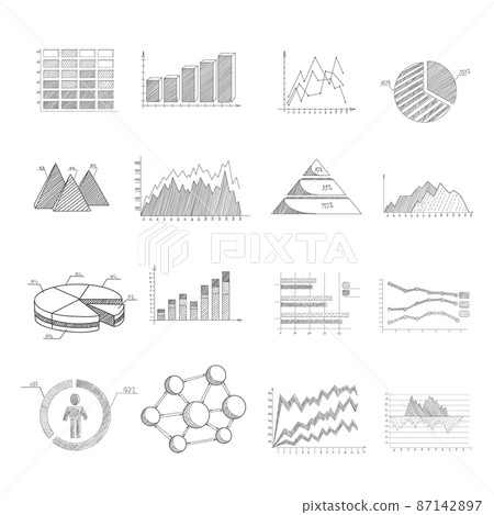 Sketch Diagrams Set Sketch Diagrams Set 87142897