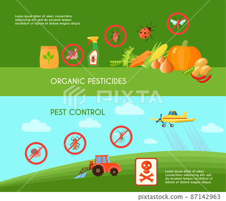 Pest Control Banners Set 87142963