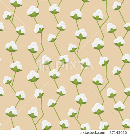 Cotton seamless pattern Cotton seamless pattern 87143010