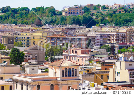 Rome cityscape (from the Vatican Museums on a hill) Rome cityscape (from the Vatican Museums on a hill) 87145528