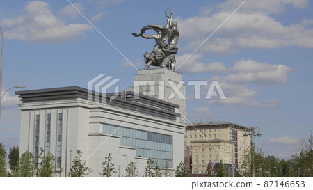 MOSCOW, RUSSIA - APRIL 23, 2019 87146653