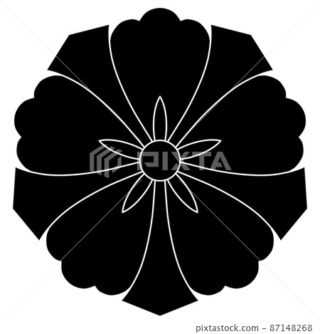It is the family crest of Arima Harunobu. It is called Arima Karahana. 87148268