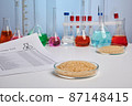 Toxic Report for Rice in Petri Dish - Lab Photo 87148415