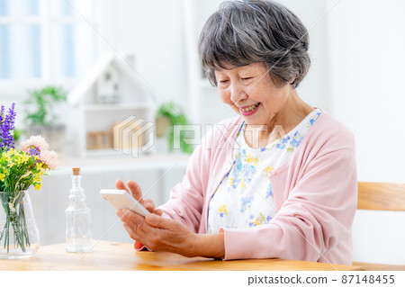 Grandma's smartphone 87148455