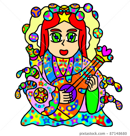 Benzaiten, one of the Seven Lucky Gods Benzaiten, one of the Seven Lucky Gods 87148680