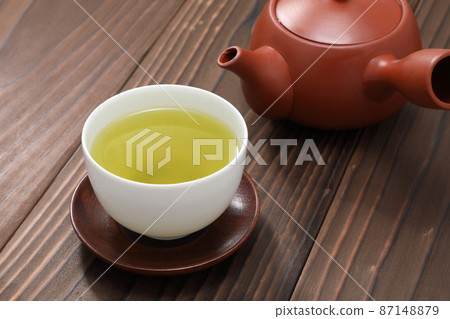 Tea and teapot Tea and teapot 87148879