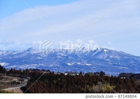 Akagi mountain in winter 87149804