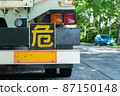 Tank truck dangerous goods 87150148