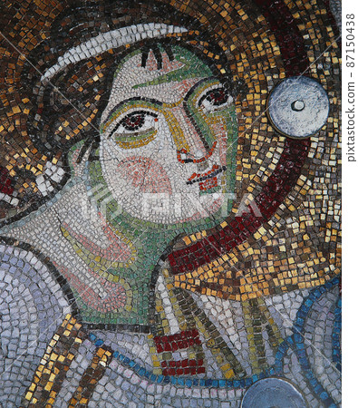 mosaic in Church of Hosios David, Thessaloniki, Greece mosaic in Church of Hosios David, Thessaloniki, Greece 87150438