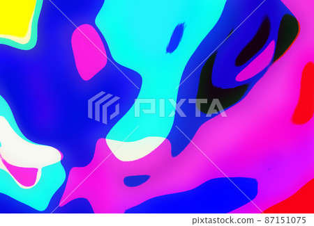 Undlating Color Blue and pink undulating and vivid color patterns - Stock Illustration ...