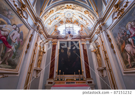 interiors of Pisa charterhouse in Calci, Pisa, Italy interiors of Pisa charterhouse in Calci, Pisa, Italy 87151232