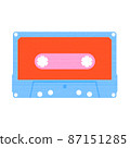 Retro cassette tape 87151285