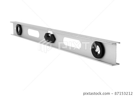 Builders spirit level isolated on white with clipping path Builders spirit level isolated on white with clipping path 87153212