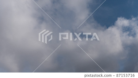 Time lapse of flying clouds nature background no birds, no flicker 87153716