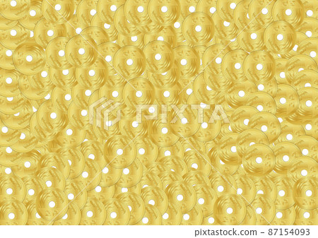 5 yen coin illustration 5 yen coin illustration 87154093