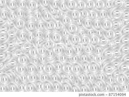 1-yen coin illustration 1-yen coin illustration 87154094