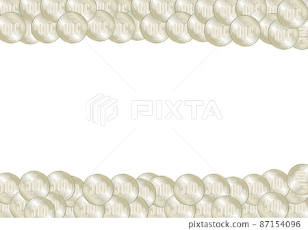 500 yen coin illustration transparent material 500 yen coin illustration transparent material 87154096