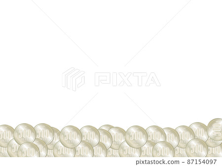 500 yen coin illustration transparent material 500 yen coin illustration transparent material 87154097