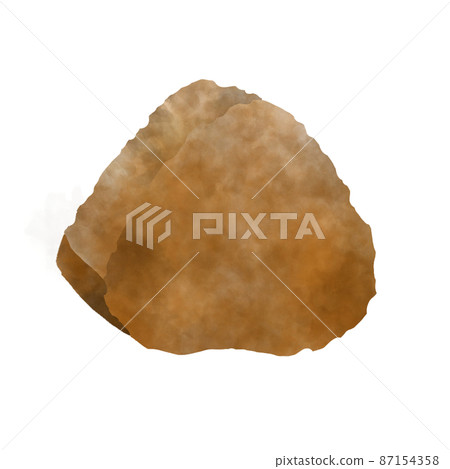 烤飯糰水彩風格插圖 87154358