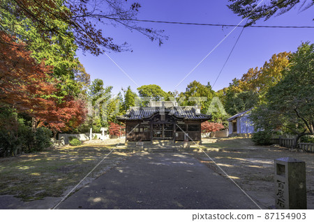 岡山縣里莊町高岡神社海殿 87154903