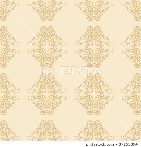 Floral Ornament Seamless Pattern Background Decoration Vector Floral Ornament Seamless Pattern Background Decoration Vector 87155864