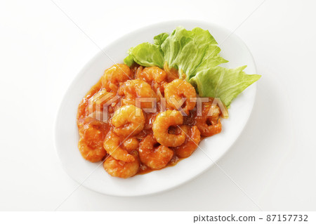 辣椒醬炒蝦 87157732
